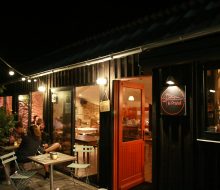Camping Du Pouldu : Espace Vie terrasse nuit